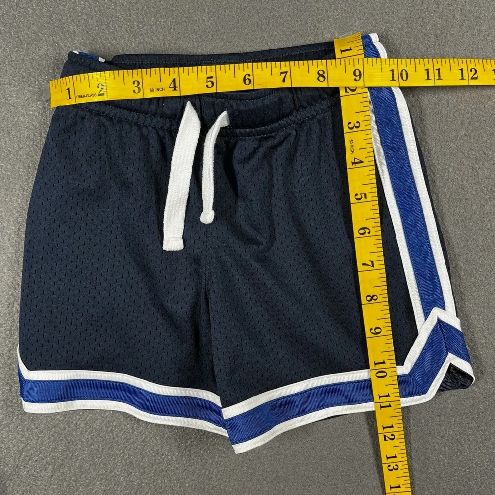 OshKosh B'gosh Boys Shorts Size 3T Blue White Athletic Mesh Drawstring‎